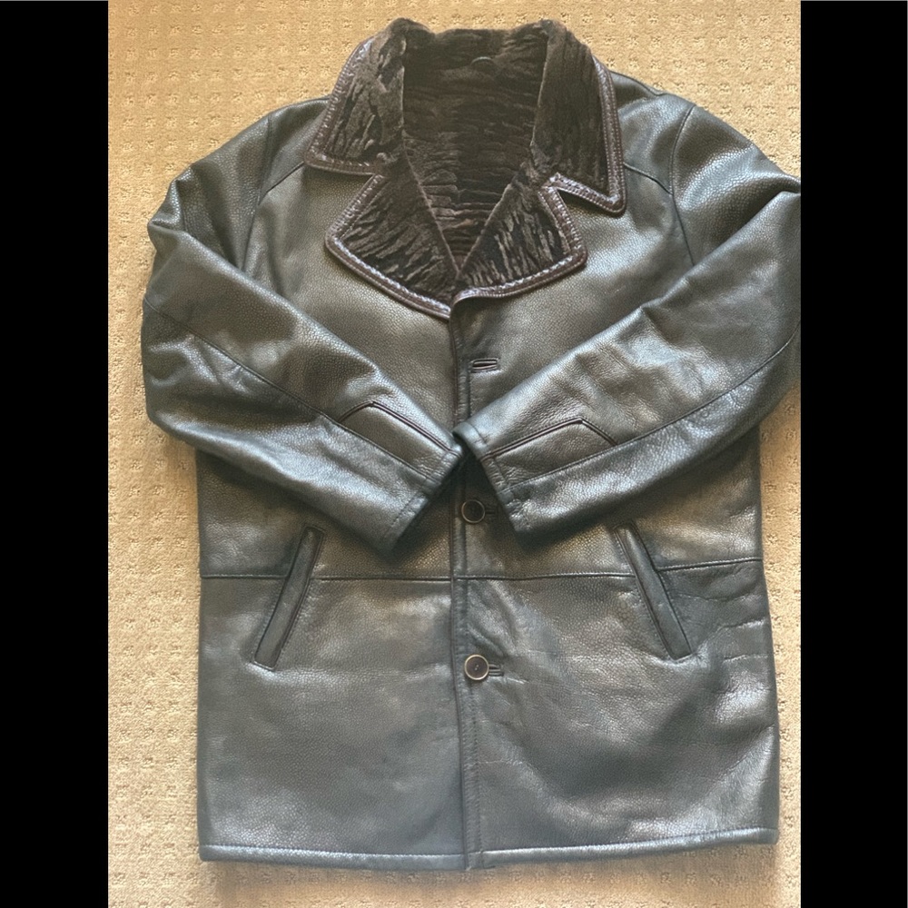 Real shearling coat